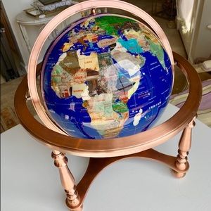 SOLD Blue Lapis Ocean Replogle Globe SOLD